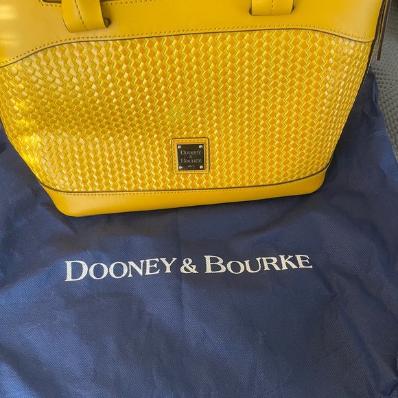Dooney & Bourke Vibrant Yellow Tote - Picture 1 of 7